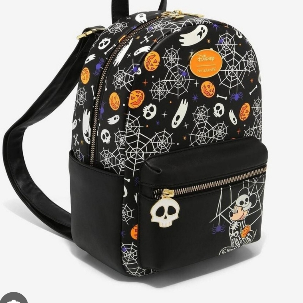 Disney Mickey Halloween Glow In The Dark Her Universe Backpack Purse